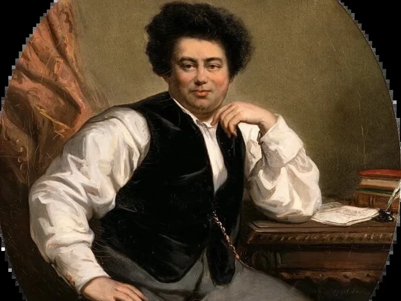 1815-Laurent-Jules Marlet - Alexandre Dumas al suo tavolo da lavoro